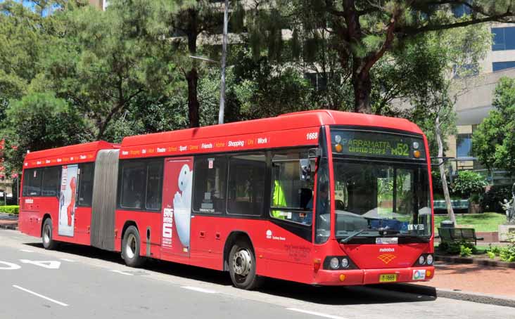 Sydney Buses Volvo B12BLEA Custom CB60 Metrobus 1668